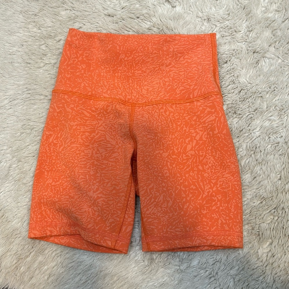 lululemon wunder train biker shorts 6inch
